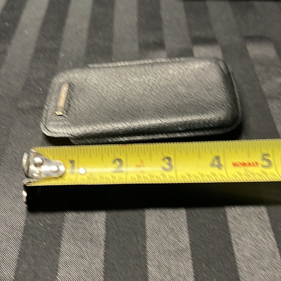 Tiffany & Co. Black Leather Phone/Card Case made in Spain - Picture 4 of 8